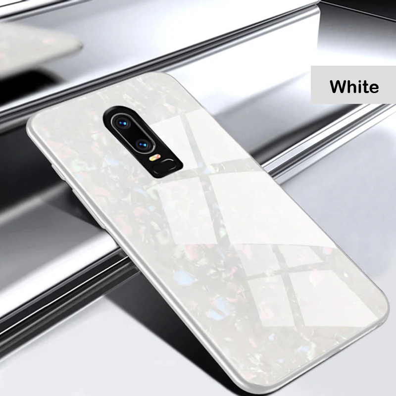OnePlus 6 Dream Shell Series Textured Marble Case - Image 11