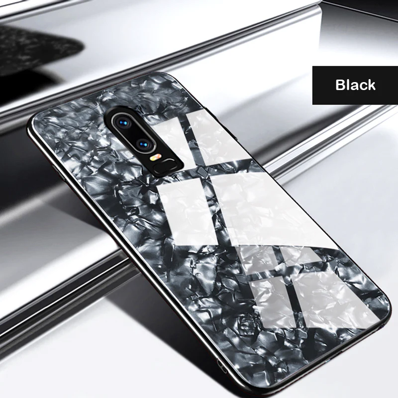 OnePlus 6 Dream Shell Series Textured Marble Case - Image 12