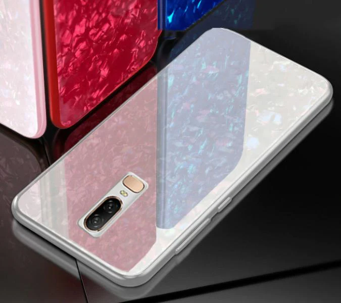 OnePlus 6 Dream Shell Series Textured Marble Case - Image 14