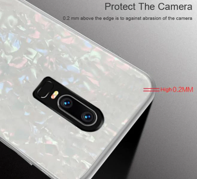 OnePlus 6 Dream Shell Series Textured Marble Case - Image 15