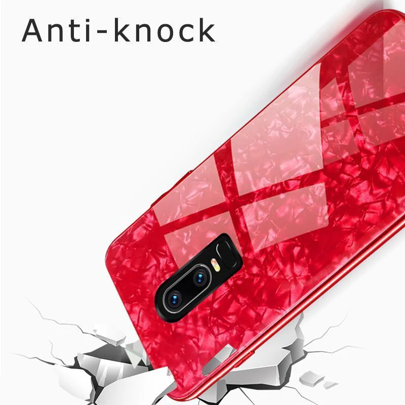 OnePlus 6 Dream Shell Series Textured Marble Case - Image 16