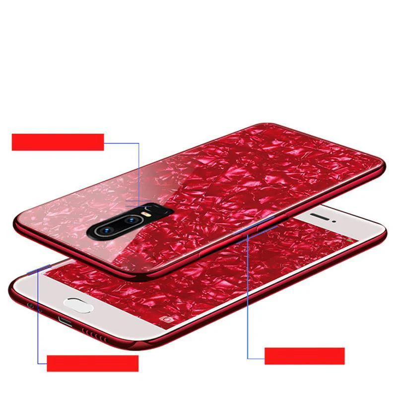 OnePlus 6 Dream Shell Series Textured Marble Case - Image 17