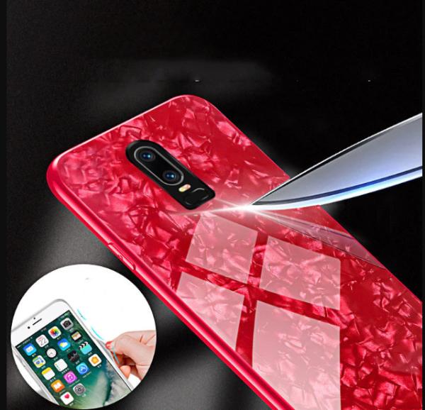 OnePlus 6 Dream Shell Series Textured Marble Case - Image 18