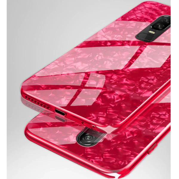 OnePlus 6 Dream Shell Series Textured Marble Case - Image 8
