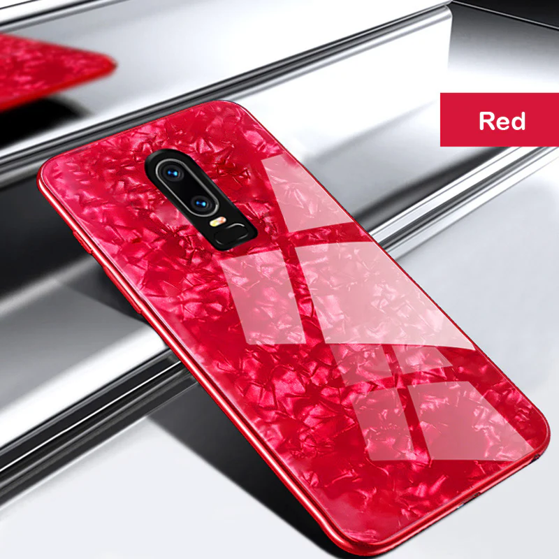 OnePlus 6 Dream Shell Series Textured Marble Case - Image 9