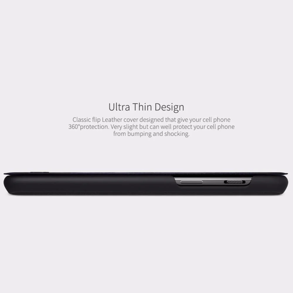 OnePlus 6 Genuine QIN Leather Flip Case - Image 4