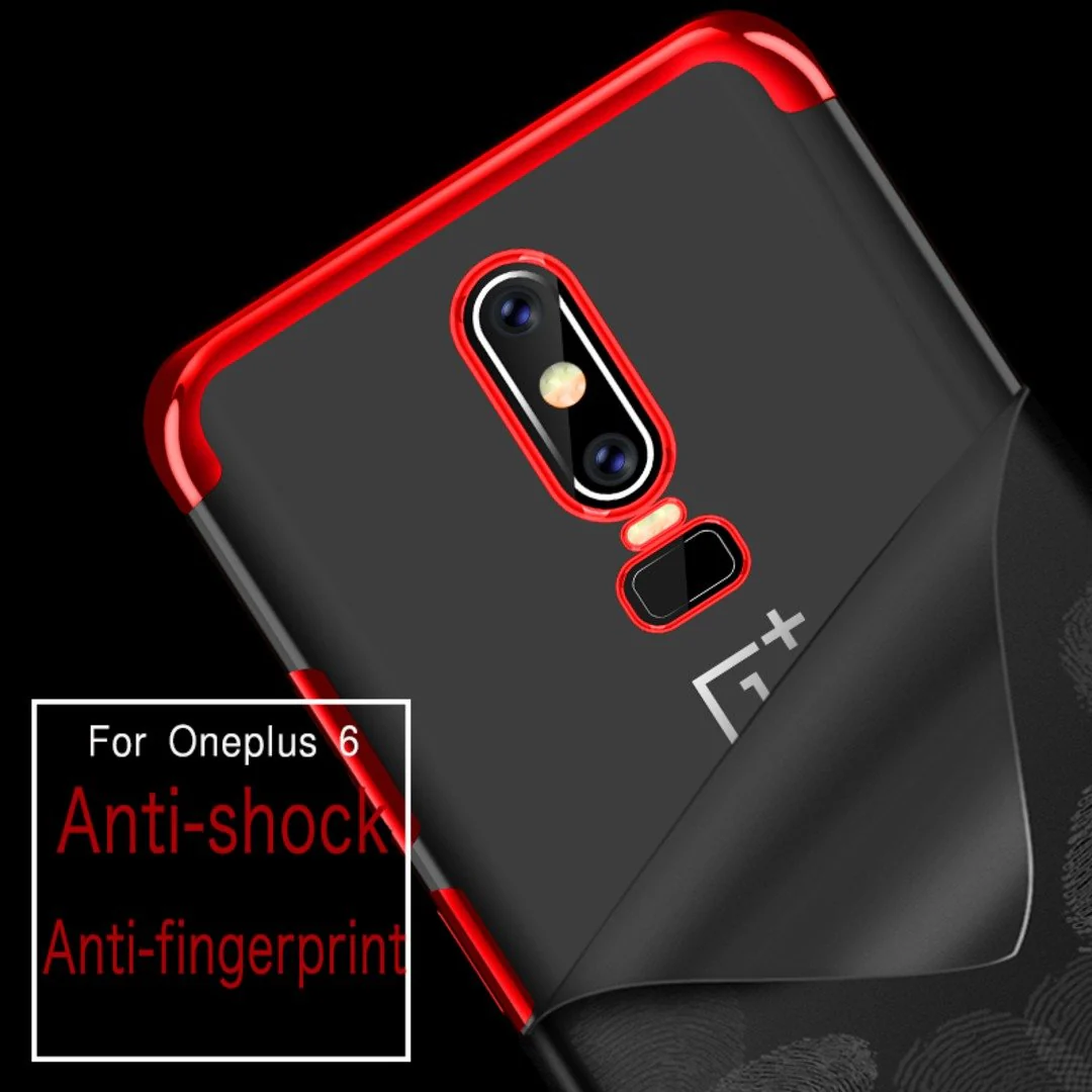 OnePlus 6 Premium Electroplating Silicone Transparent Glitter Case - Image 7