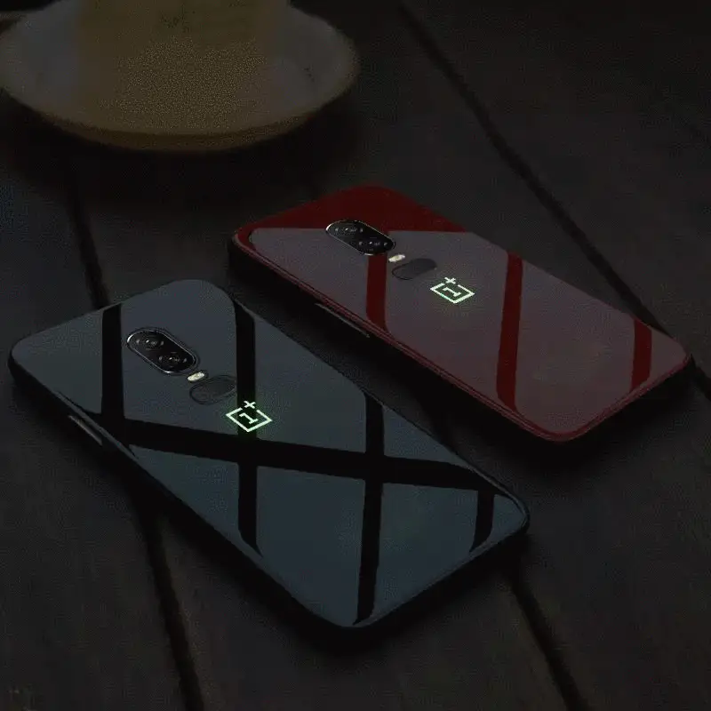 OnePlus 6 Radium Glow Light Illuminated Logo 3D Case - Image 2