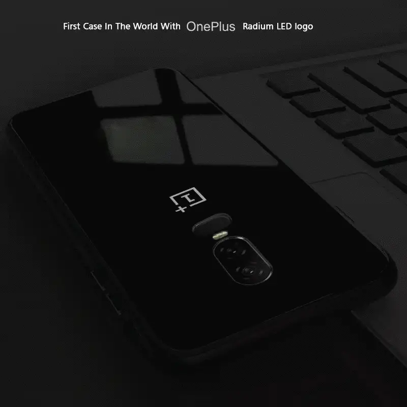 OnePlus 6 Radium Glow Light Illuminated Logo 3D Case - Image 3