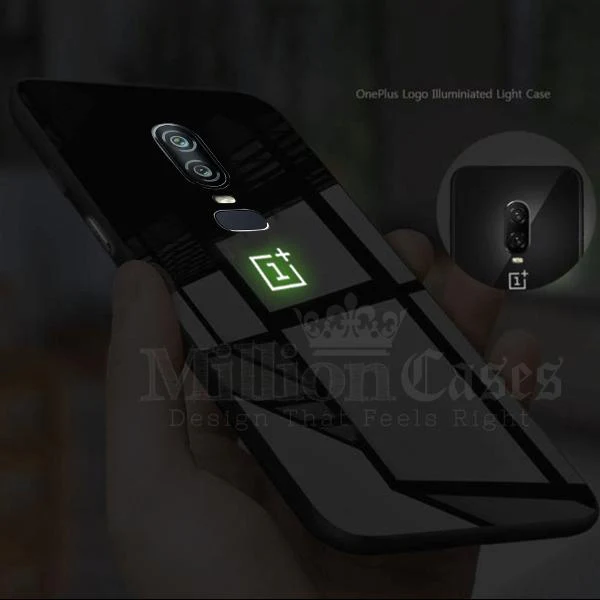 OnePlus 6 Radium Glow Light Illuminated Logo 3D Case - Image 7