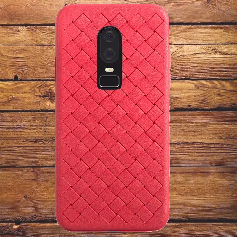OnePlus 6 Ultra-thin Grid Weaving Case - Image 3