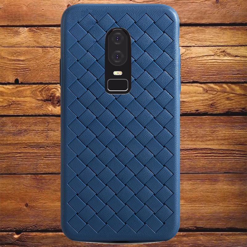 OnePlus 6 Ultra-thin Grid Weaving Case - Image 4
