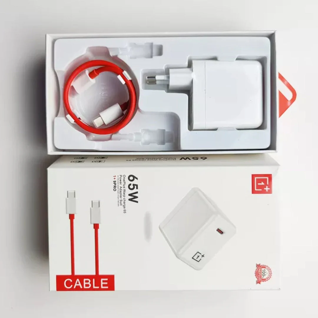 OnePlus - 65W Warp Adapter With Type C Interface Cable - Image 4