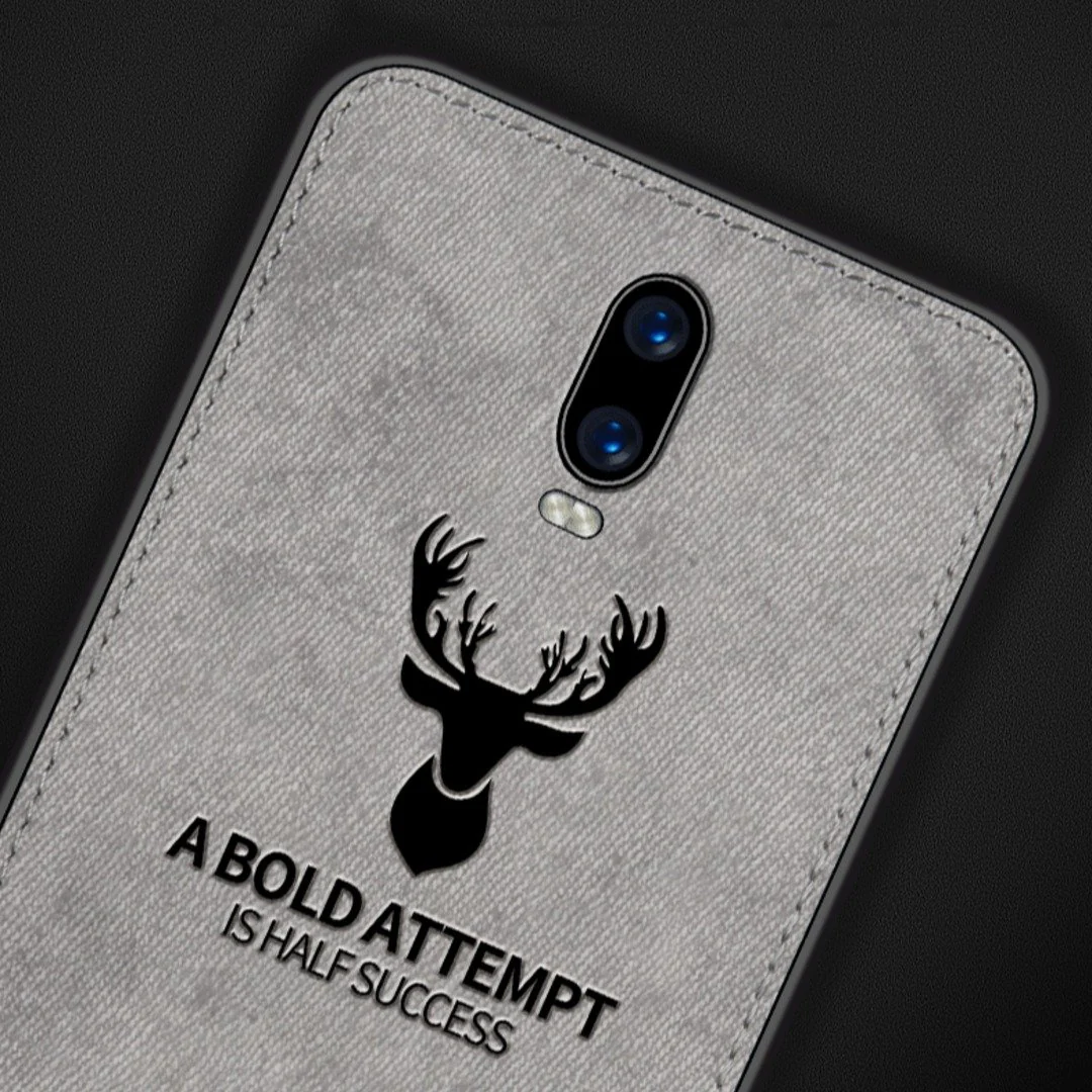 OnePlus 6T Deer Pattern Inspirational Soft Case - Image 2