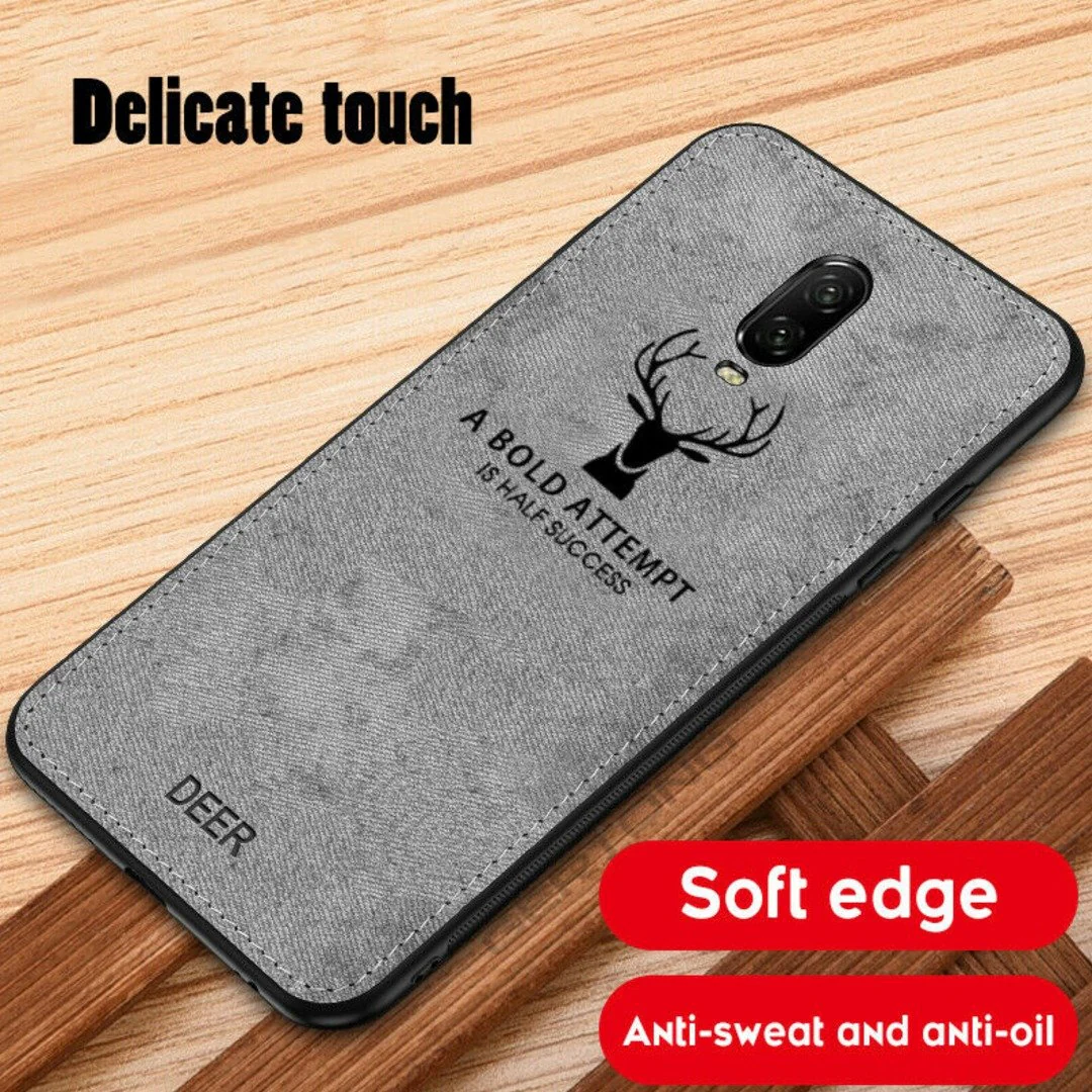 OnePlus 6T Deer Pattern Inspirational Soft Case - Image 3