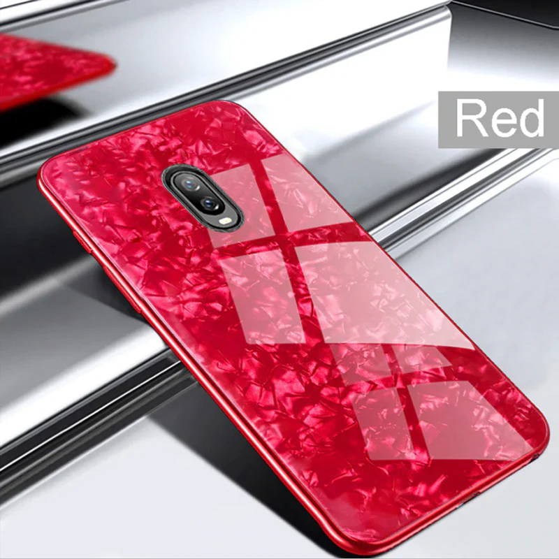 OnePlus 6T Dream Shell Series Textured Marble Case - Image 13
