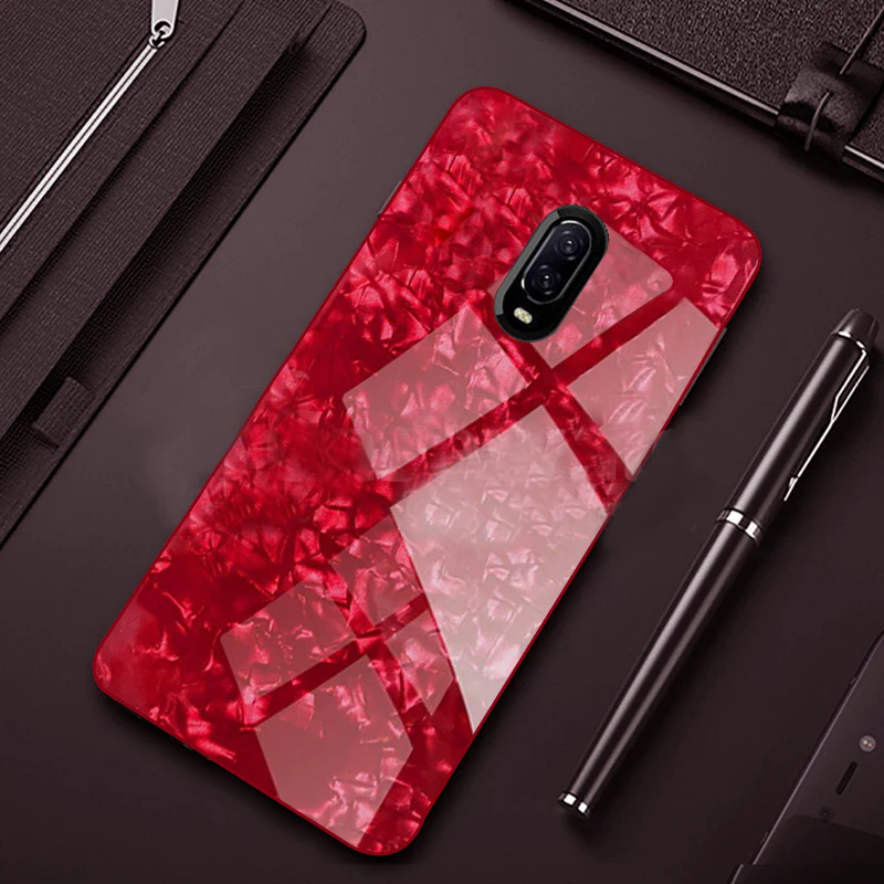 OnePlus 6T Dream Shell Series Textured Marble Case - Image 3