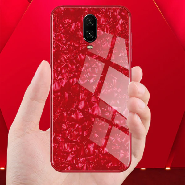 OnePlus 6T Dream Shell Series Textured Marble Case - Image 9