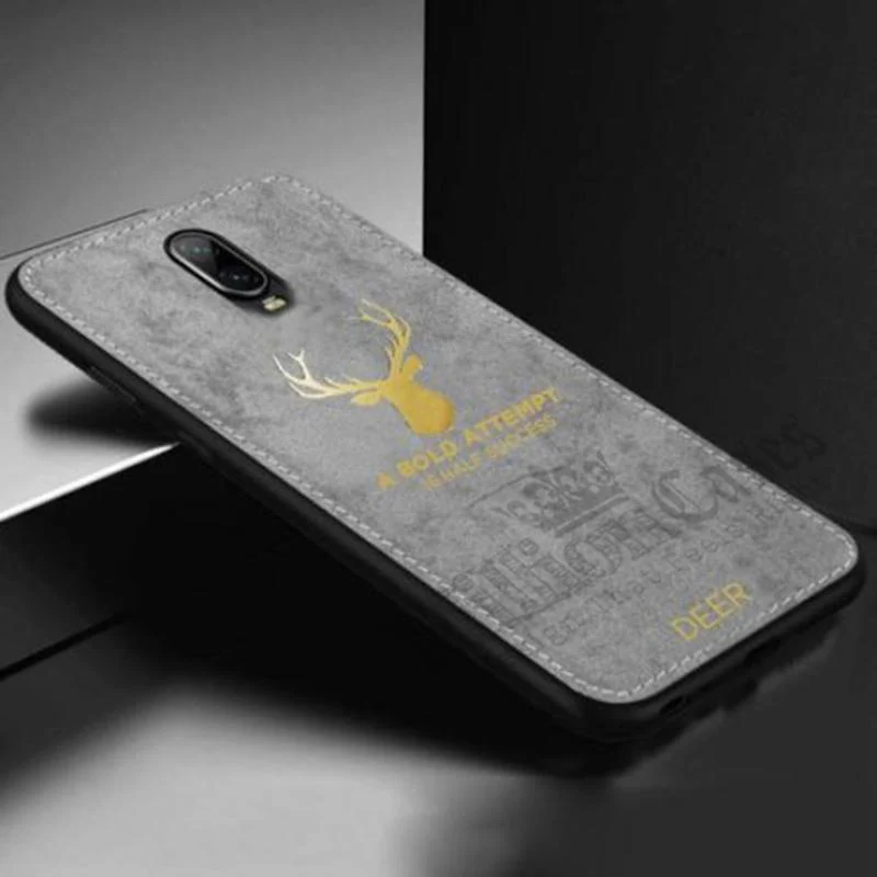 OnePlus 6T Gold Textured Deer Case - Image 3