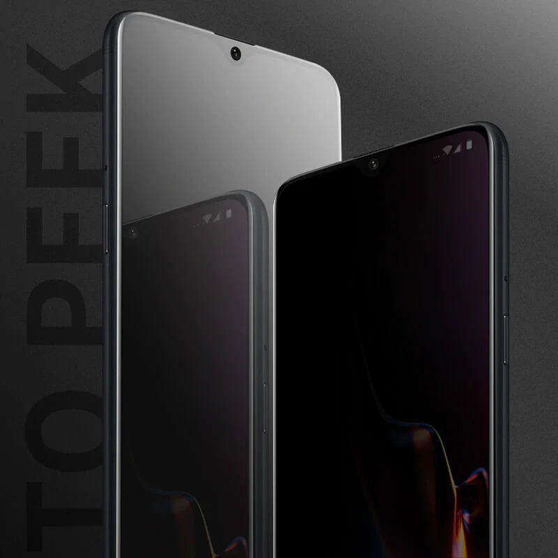 OnePlus 6T Privacy Tempered Glass Screen Protector [Anti-Spy Glass] - Image 9