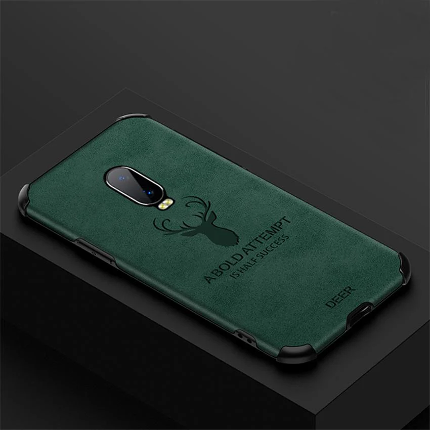 OnePlus 6T Shockproof Deer Leather Texture Case - Image 4