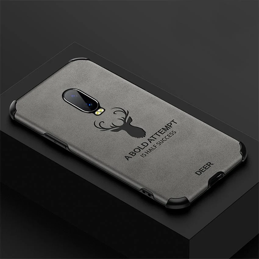 OnePlus 6T Shockproof Deer Leather Texture Case - Image 7