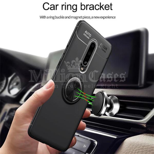 OnePlus 7/7 Pro Metallic Finger Ring Holder Matte Case - Image 7