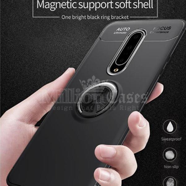 OnePlus 7/7 Pro Metallic Finger Ring Holder Matte Case - Image 9