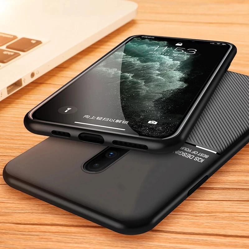OnePlus 7 Carbon Fiber Twill Pattern Soft TPU Case - Image 2