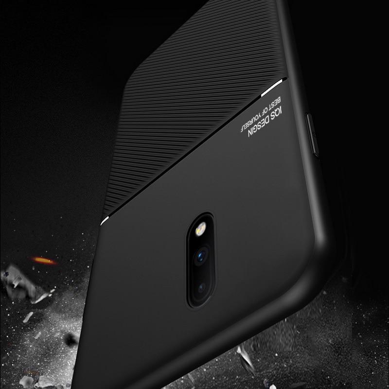OnePlus 7 Carbon Fiber Twill Pattern Soft TPU Case - Image 3