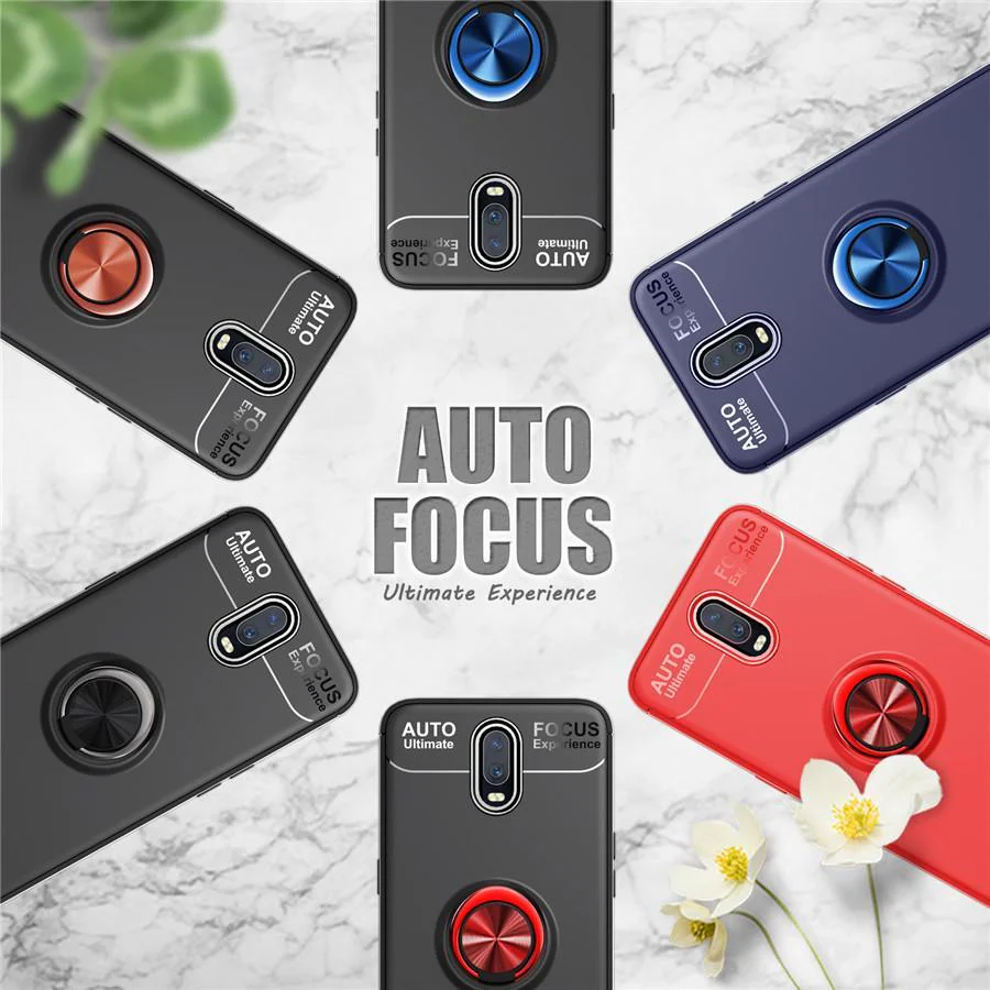 OnePlus 7 Metallic Finger Ring Holder Matte Case - Image 13