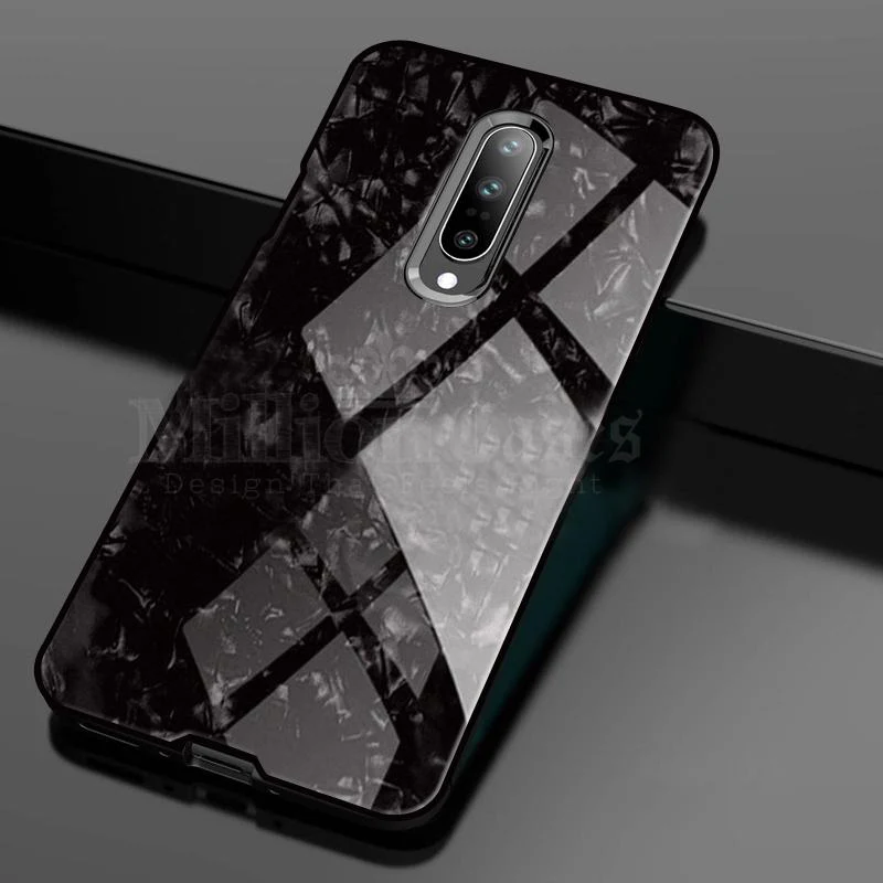 OnePlus 7 Pro Dream Shell Series Textured Marble Case - Image 3