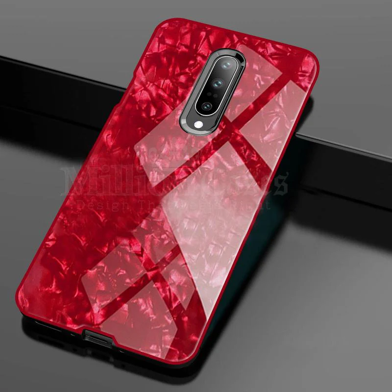 OnePlus 7 Pro Dream Shell Series Textured Marble Case - Image 4