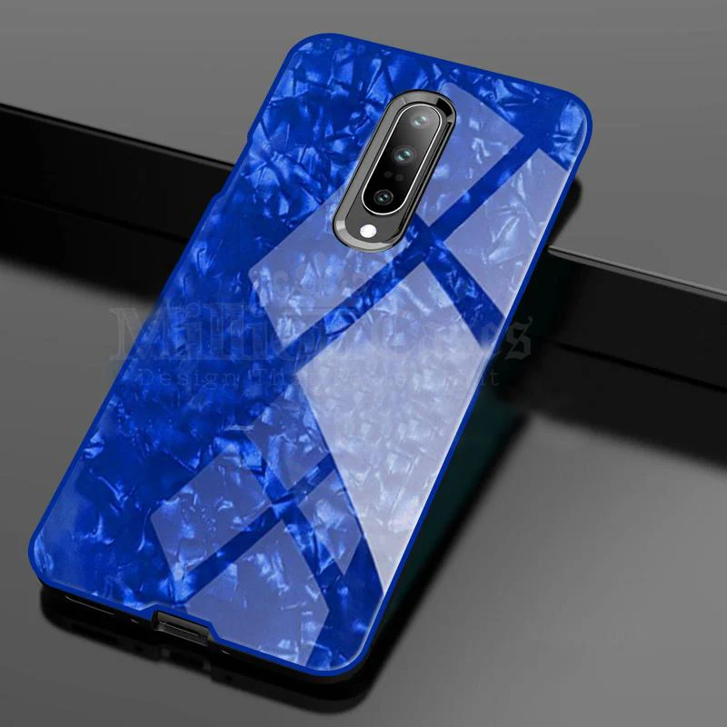 OnePlus 7 Pro Dream Shell Series Textured Marble Case - Image 5