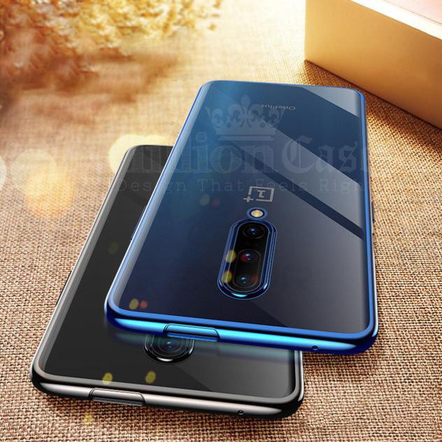 OnePlus 7 Pro Electroplating Silicone Transparent Glitter Case - Image 2