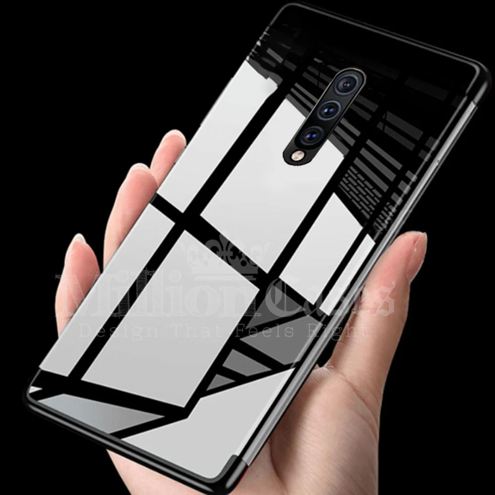 OnePlus 7 Pro Electroplating Silicone Transparent Glitter Case - Image 5