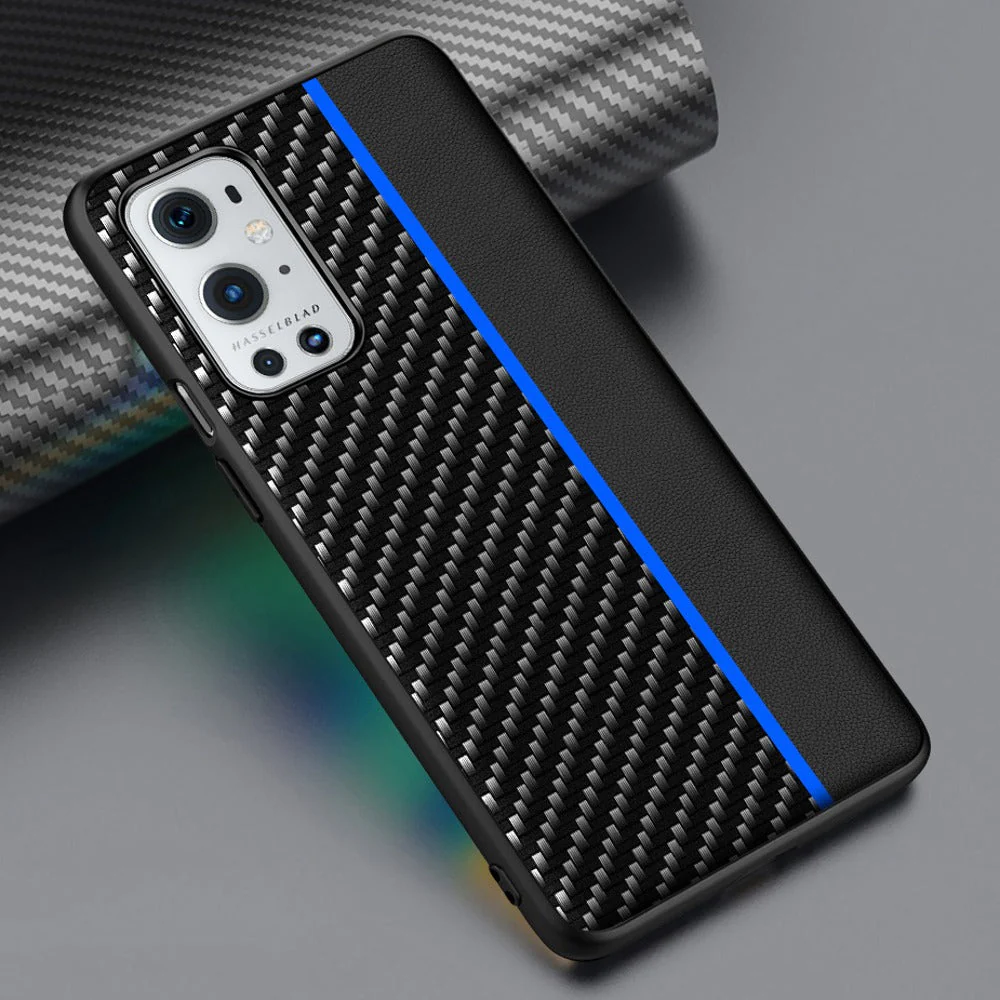 Frosted Carbon Fiber PU Leather Protective Case - OnePlus - Image 11