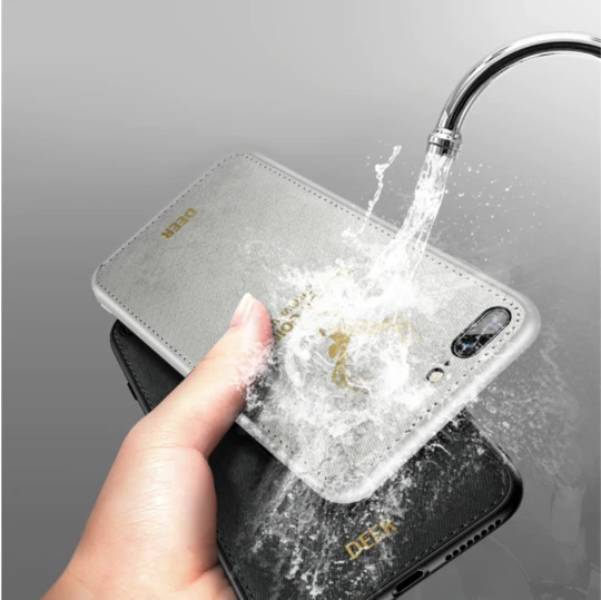 OnePlus 7 Pro Luxury Gold Textured Deer Pattern Soft Case - Image 7