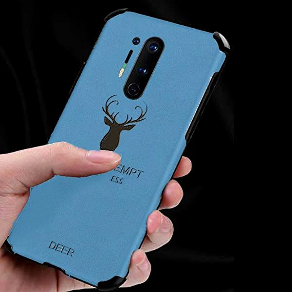 OnePlus 8 Pro Shockproof Deer Leather Texture Case - Image 2