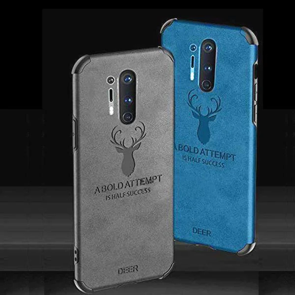 OnePlus 8 Pro Shockproof Deer Leather Texture Case - Image 3