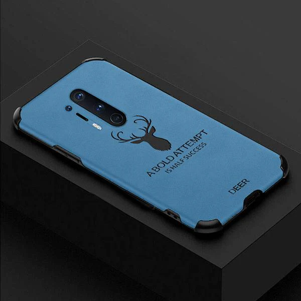 OnePlus 8 Pro Shockproof Deer Leather Texture Case - Image 4