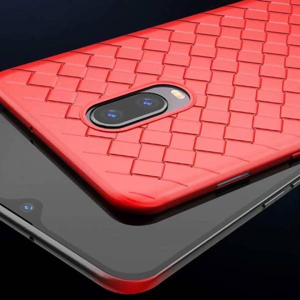 OnePlus 7 Ultra-thin Grid Weaving Case - Image 5