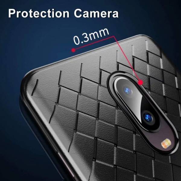 OnePlus 7 Ultra-thin Grid Weaving Case - Image 7