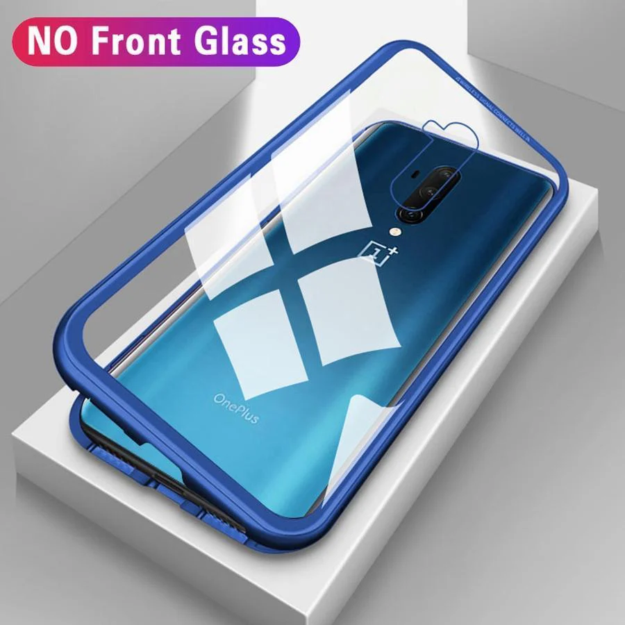 OnePlus 7T (2 in 1 Combo) Electronic Auto-Fit Magnetic Glass Case + Tempered Glass - Image 5