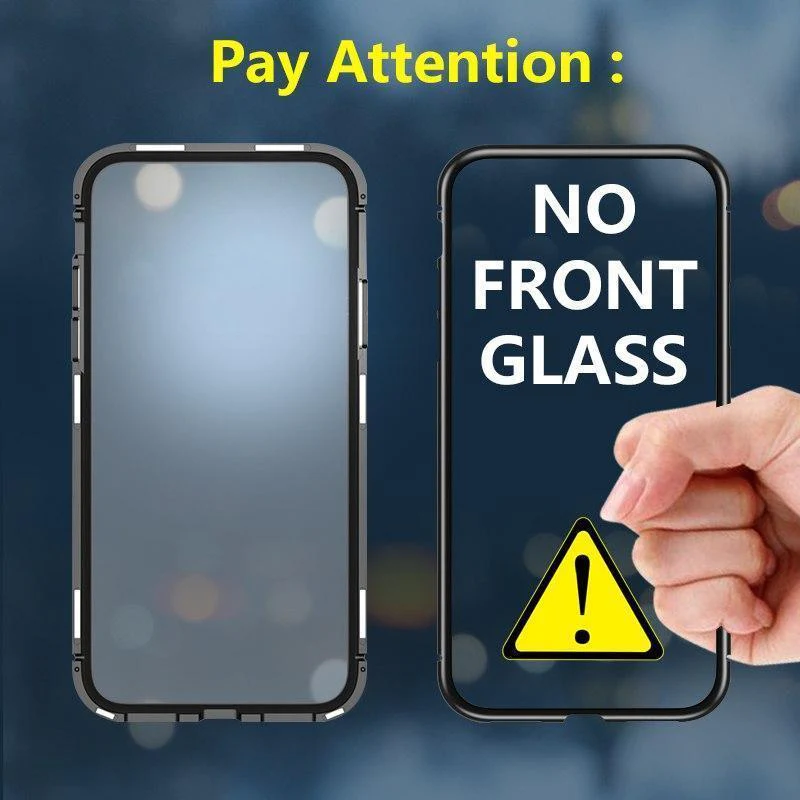 OnePlus 7T (2 in 1 Combo) Electronic Auto-Fit Magnetic Glass Case + Tempered Glass - Image 8