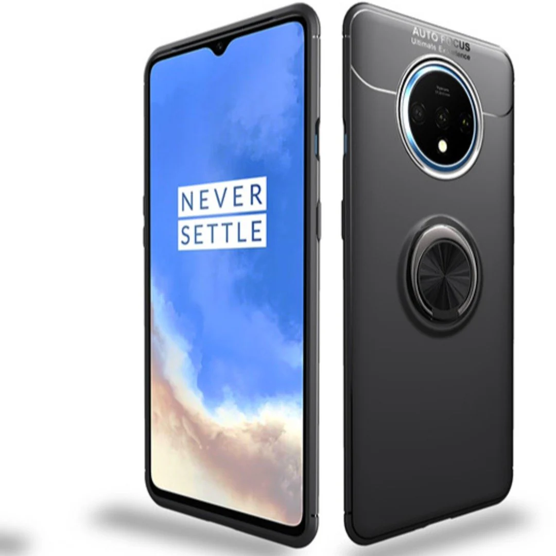 OnePlus 7T  (2 in 1 Combo) Metallic Ring Case + Earphones - Image 6