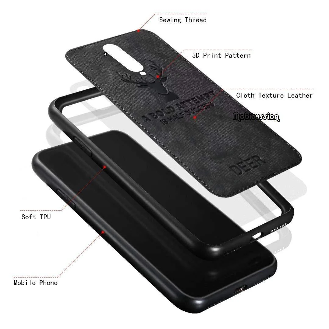 OnePlus 7T Pro Deer Pattern Inspirational Soft Case - Image 9