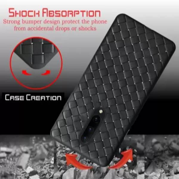 OnePlus 7T Pro Ultra-thin Grid Weaving Case - Image 5