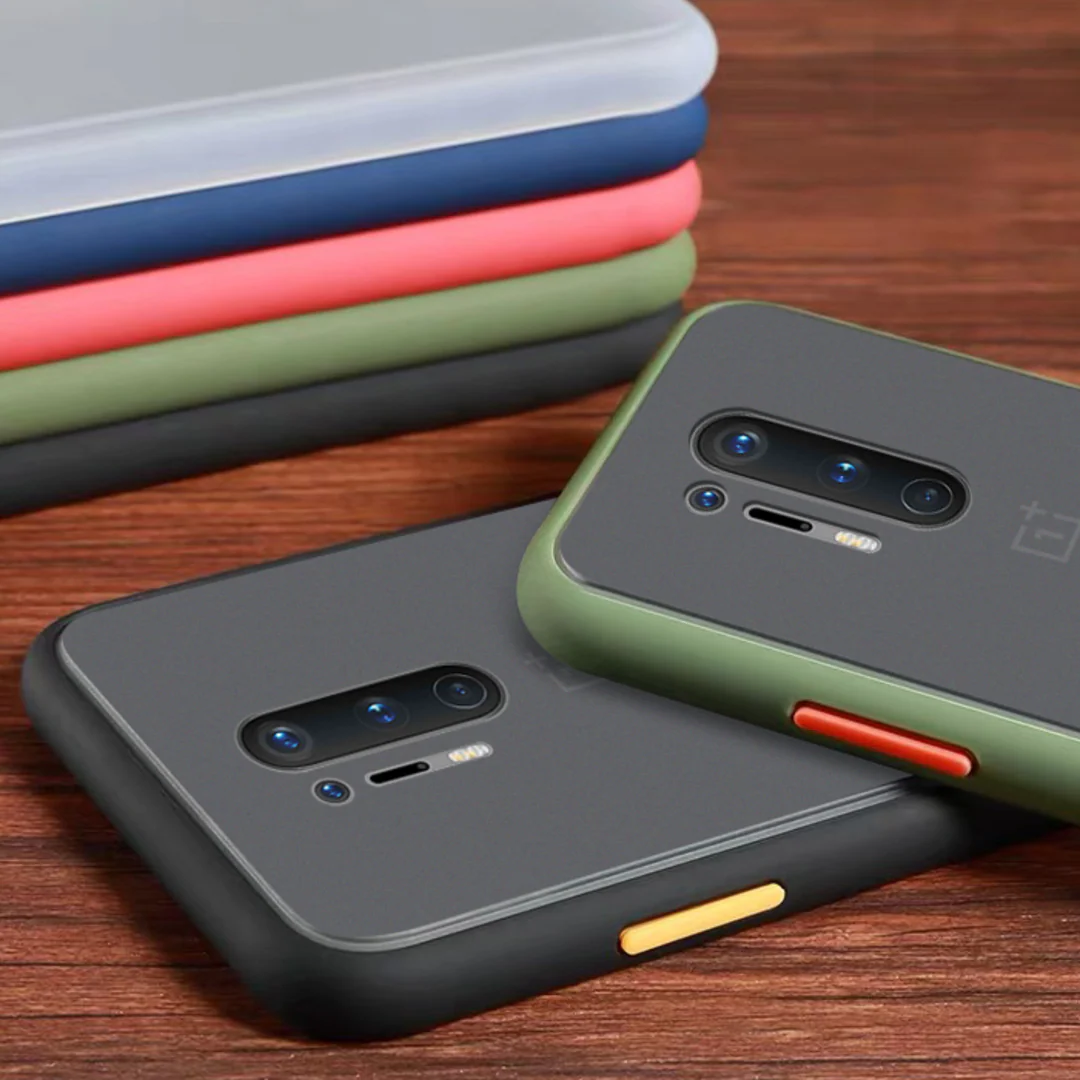 OnePlus 8 (3 in 1 Combo) Shockproof Armor Case + Tempered Glass + Camera Lens Protector - Image 4