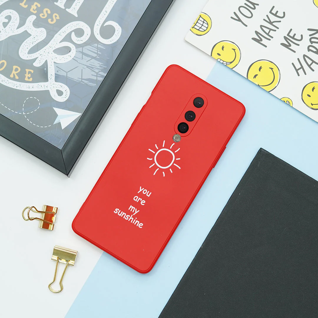 OnePlus 8 (3 in 1 Combo) Sunlight Pattern case + Tempered Glass + Camera Lens Protector - Image 3